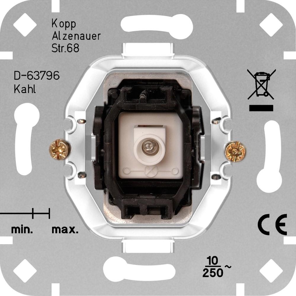 Enzo kopp inbouw schakelaar wissel controlelamp