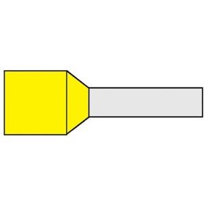 Adereindhuls geisoleerd 6,0x12 geel - 4421072