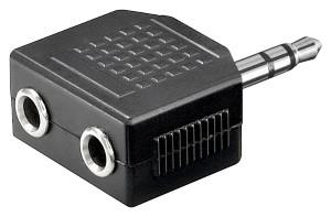 Enzo audio adapt 3,5 jack st -> 2 cont 3,5 7507900