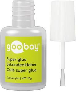Enzo goobay secondenlijm flacon 10 gram met penseel - 6453110