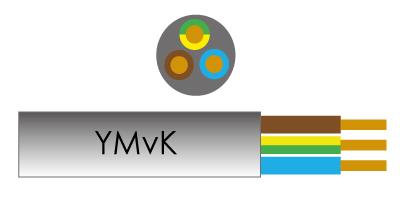 Enzo kabel ymvk 3x2,5qmm dca rol 50m - 1243107