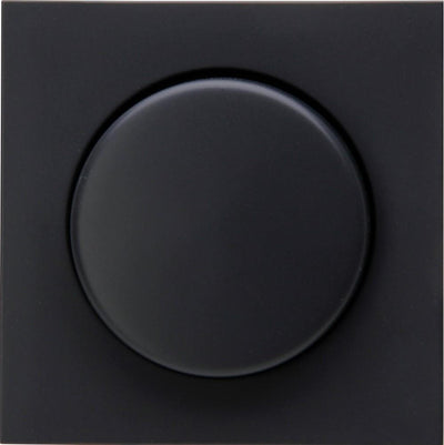 Enzo kopp hk07 antraciet afdekplaat + knop dimmer - 4623030