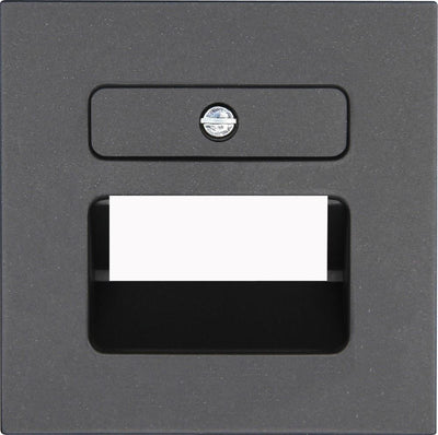 Enzo kopp hk07 antraciet afdekplaat utp dubbel - 4623060
