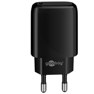 Enzo goobay usb-c snellader 20w zwart - 9550180