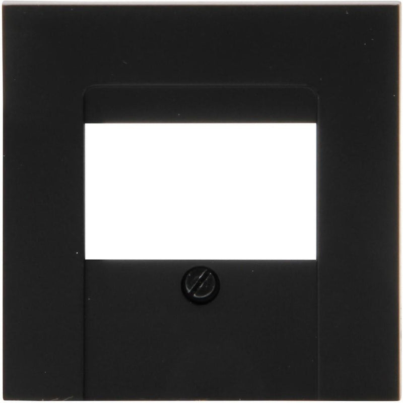 Enzo kopp hk07 pure mat zwart afdekplaat usb - 4624570