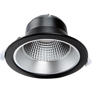 Tronix led downlighter zwart reflector 28w tri-white - led2435