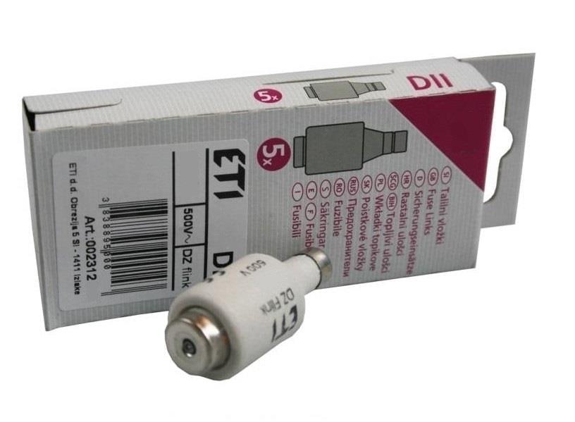 Enzo zekering - d-patroon 50a snel 5 stuks - 4517314