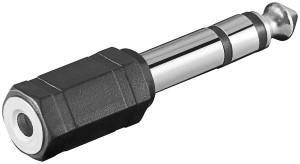 Enzo audio adapt 6,3 jack st -> 3,5 cont st 7516400