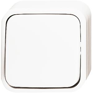 Busch jaeger wit opbouw schakelaar wissel - 4693140