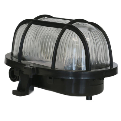 Enzo nordlux wandlamp skotlampe bulleye ovaal met korf zwart - 4800430