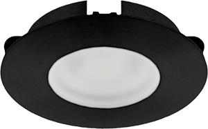 Klemko lagos xpg led-meubelspot warm wit 2700k 90gr zwart - led0925