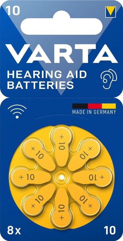 Varta gehoor batterij v10 blister(8) - 3221900