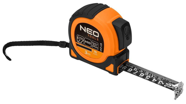 Enzo rolbandmaat 10 meter rubber grip 6453140