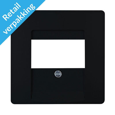 Enzo kopp paris mat zwart afdekplaat usb - 4625270