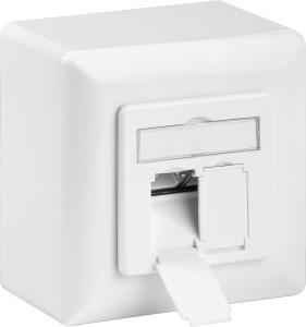 Enzo goobay cat6 in opbouw doos 2x utp wit - 2575300