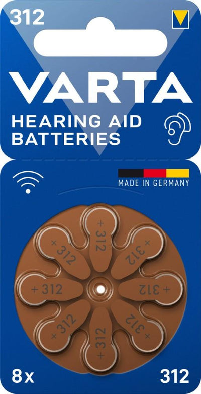 Varta gehoor batterij v312 blister(8) - 3221904