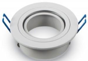 V-tac inbouw spot verstelbaar 50mm rond wit 5013352