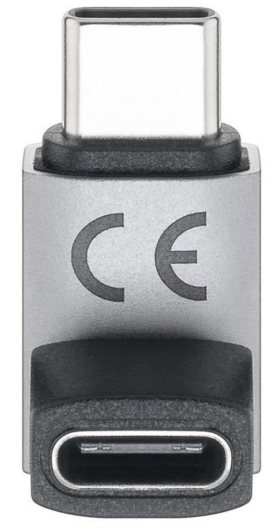 Enzo goobay usb-c adapter | male female | verticaal | kort | 90 graden adapter - 9550433