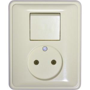 Peha inbouw combinatie wissel creme - 4602020