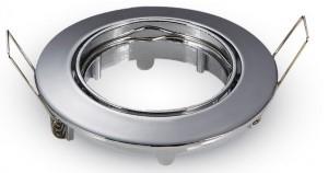 V-tac inbouw spot verstelbaar 50mm rond chroom 5013320
