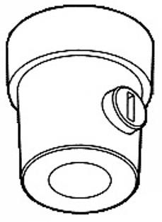 Nordic rail fixet nippel m10 wit 5050432