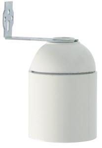 Enzo lamphouder e27 met beugel wit 6042740
