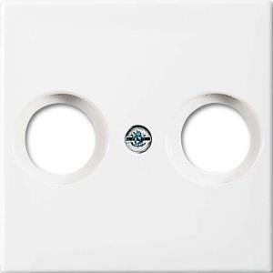 Busch jaeger wit afdekplaat voor coax - 4694090