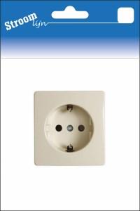 Stroomlijn opbouw stopcontact ra peha enkel creme - 6678980