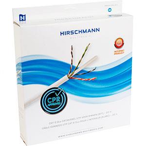 Hirschmann shopconcept utp cat6 20m doos, wit cpr klasse eca - 2401834