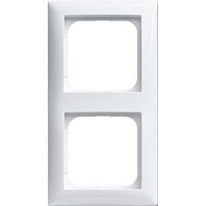 Busch jaeger wit 2 voudig afdekraam - 4694120