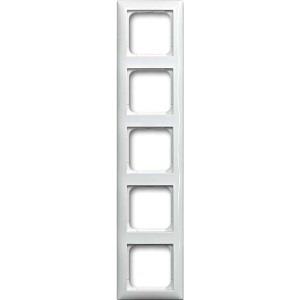 Busch jaeger wit 5 voudig afdekraam - 4694150