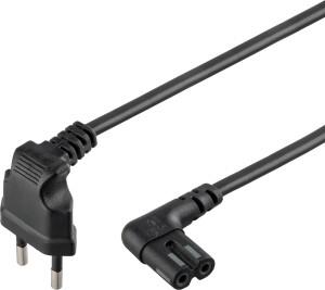 Enzo recordersnoer zwart haaks 5 meter 7596214