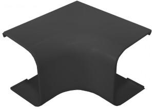 Canalit binnenbocht 90gr voor aircokanaal 90mm antraciet - 4748052