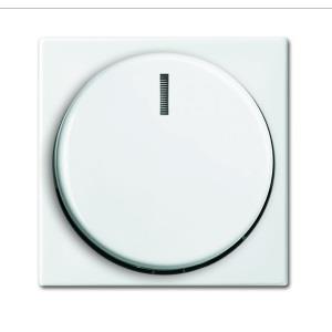 Busch jaeger wit afdekplaat + knop dimmer - 4694100