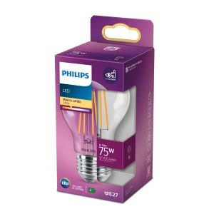 Philips led gls e27 8,5-75w 2700k filament helder blister - 5102542