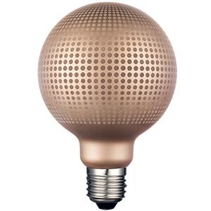Nordlux led globe g95 e27 4-8w 2500k magician stippen goud - 2760420
