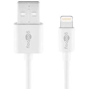 Enzo goobay usb-lightning laadkabel 1m wit - 9550380