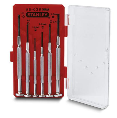 Stanley horlogemakers schroevendraaierset (6-delig)