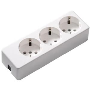 Enzo tafelcontactdoos ra 3v langwerpig wit - 6871810