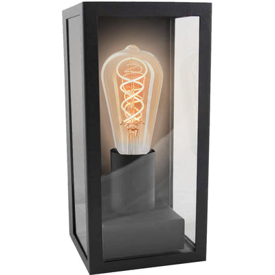 V-tac tuinlamp wandmodel vierkant ip44 24cm zwart 5090300
