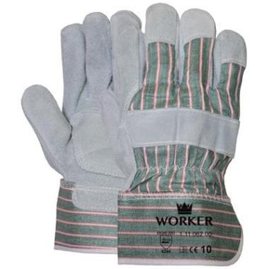 Werkhandschoen splitleder | 12 stuk stuks