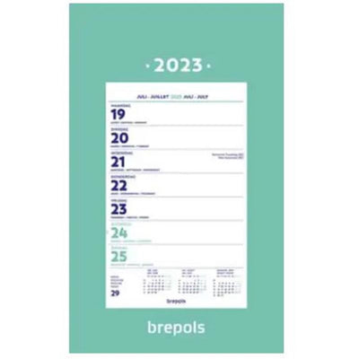 Brepols wandkalender week 2026 gelijmd