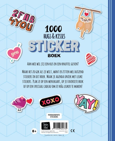 Imagebooks 1000 hugs kisses - stickerboek