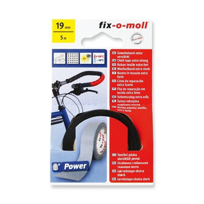 Fix-o-moll powerband textiel 5mx19mm zwart