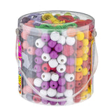 Emmer met Houten Kralen, 250gr. - afbeelding 1
