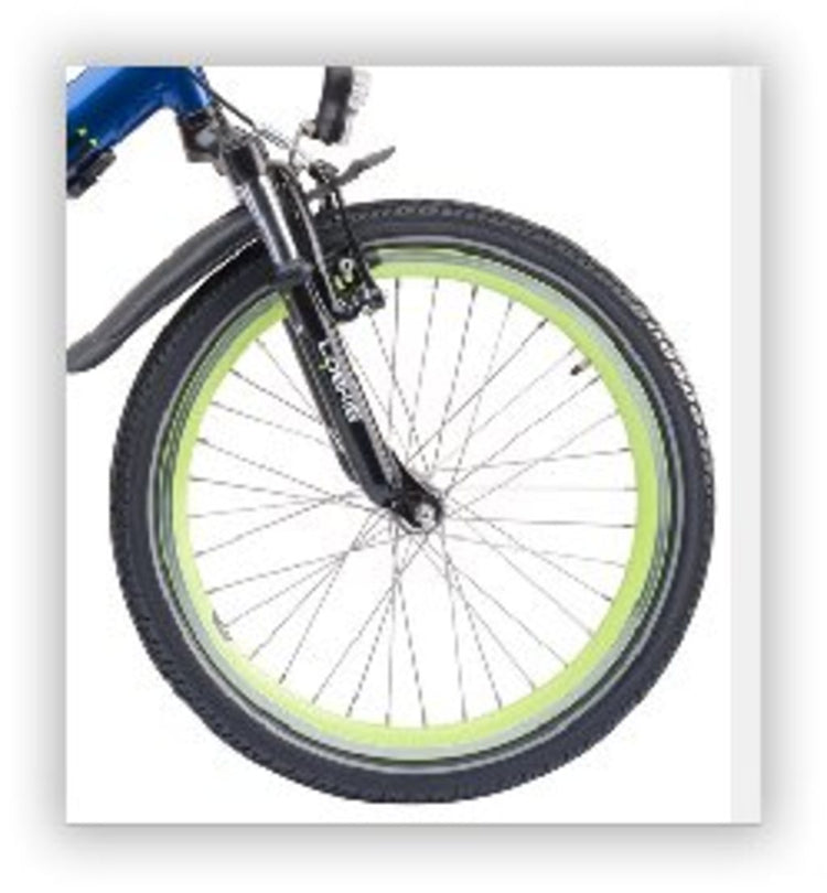 Batavus voorwiel 20 snake rim-lime (406-19) 36h