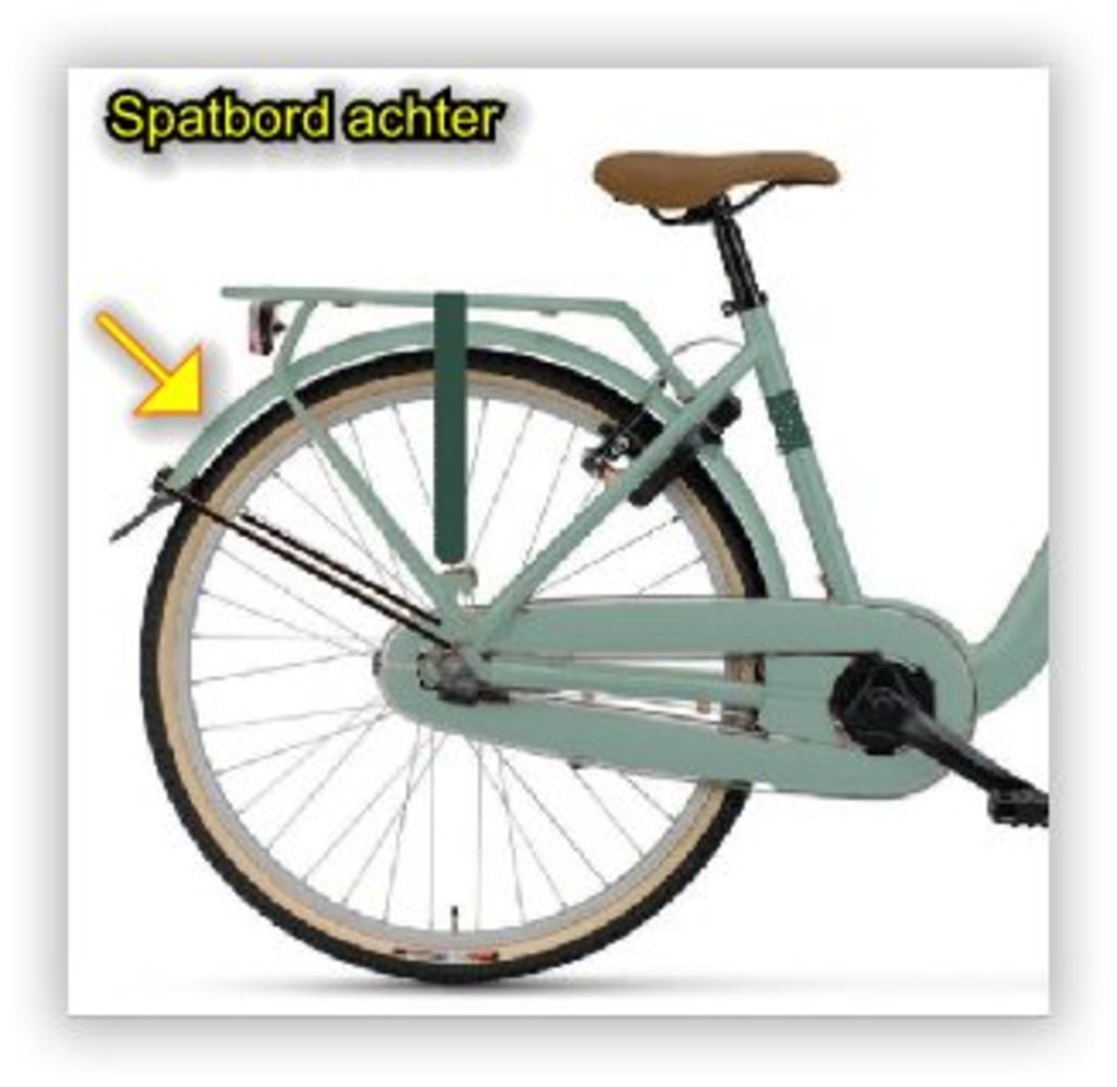 Batavus spatbord achter 26 ys7661 turqoise matte