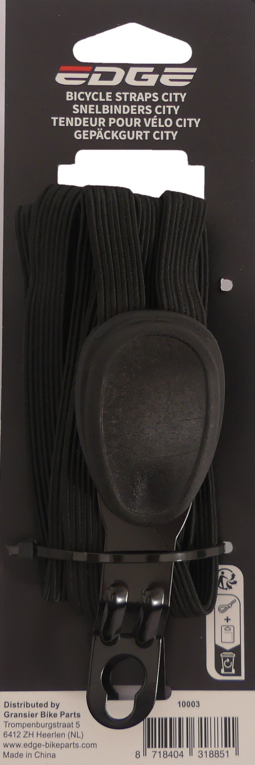 Edge triobinder city - zwart (op kaart)