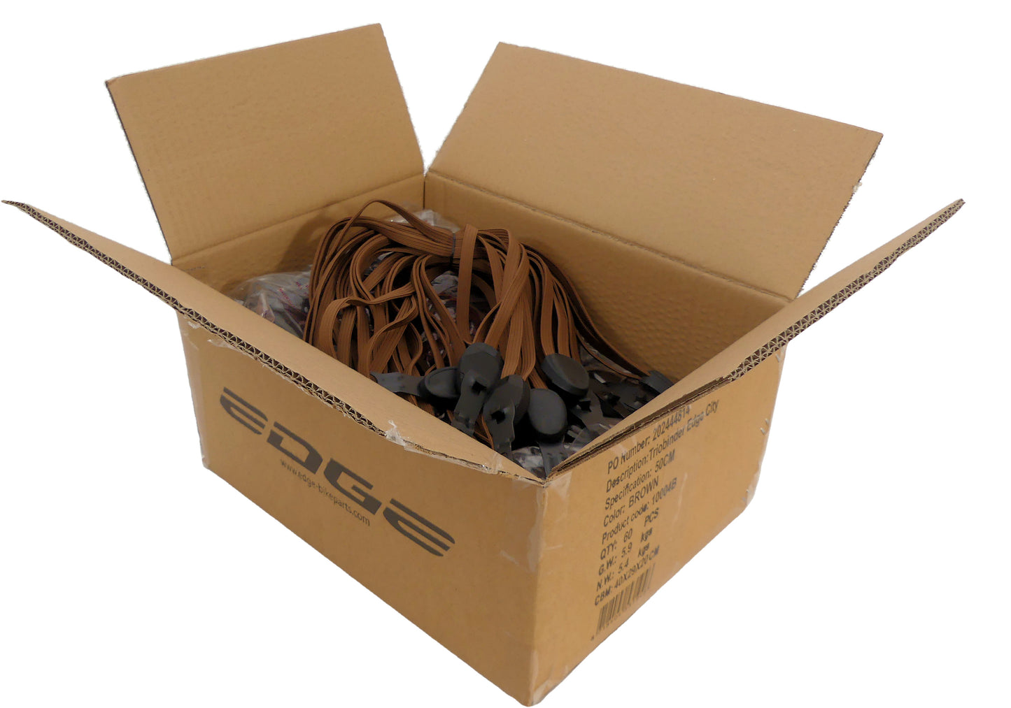 Edge triobinder city - bruin - 60 stuks in werkplaatsverpakking