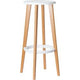 Hoge krukken meet powered by paperflow woody beuken polypropyleen, staal